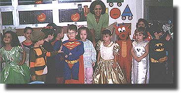 Alea's class at Halloween