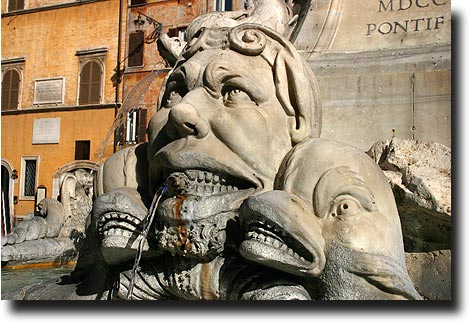 Pantheon fountain