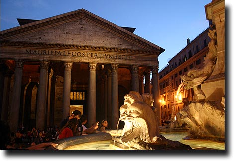 Pantheon fountain