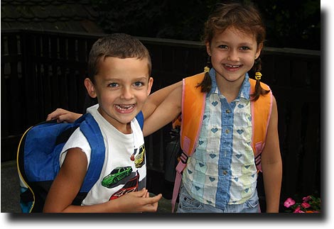 First day of school, 2005