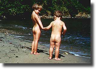Naked hand holding