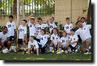 Elementary soccer team