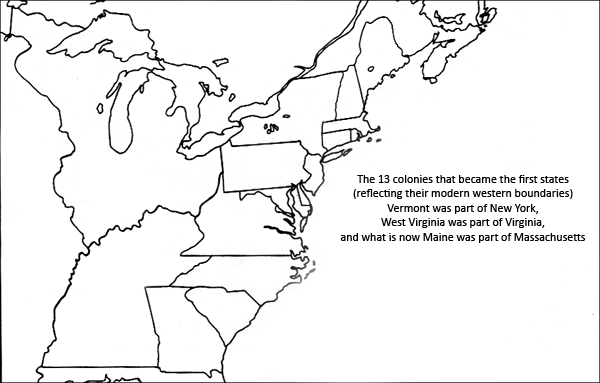 the 13 colonies