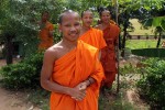 Monks keen to practice their English