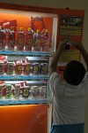 We knew this was going to be a culinary adventure when we landed and saw this kid buying beer from a vending machine in the airport!
