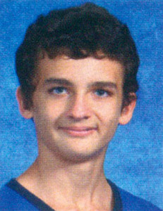 Breck's school picture from eighth grade
