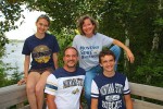 And of course we decked ourselves out in Montana State gear at the cabin!
