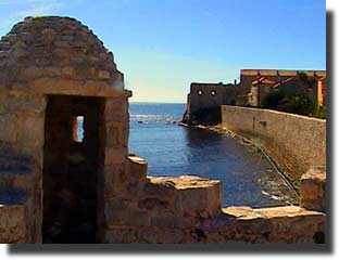 City walls and the Adriatic