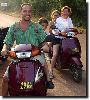 The Stutz Family in Goa, India November 2007