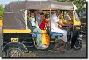 A full rickshaw!