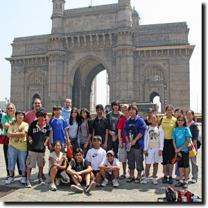 Math group at the Gateway of India