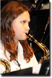 Alea on the sax - winter 2009