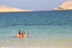 We spent many an hour snorkeling off Oman's pristine beaches.