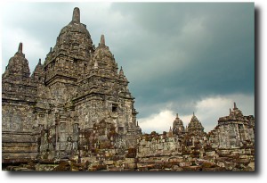 Prambanan spires