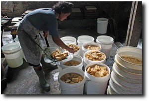 Sorting the chunks by size