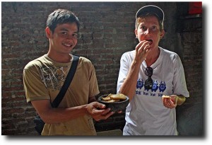 Tasting the finished product (with a bit of salt)