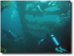 Going through the wreck