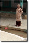 This old woman gave us a great one-tooth grin!