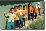 The local schoolkids love to mug!
