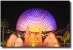 Epcot at night