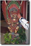 Asking the garuda for good luck