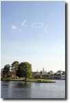 LOL - a skywriter has some fun