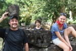 Goofy tourists near Ankgor Wat
