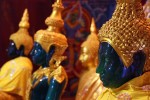 Green Buddhas in Siem Reap