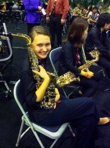 Alea's all smiles!