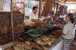 The fish market was our first foray into fleshy feasts
