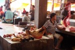 Oh yes, you can get your pig legs and pig heads. Of course there is beef and goat as well, but we were interested in more extravagant fare...