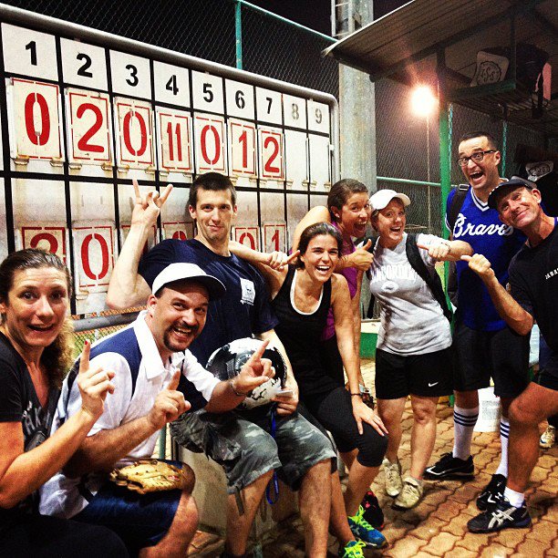 Yes, we scored 11 runs in one inning...