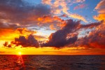 Beautiful Lake Michigan sunset