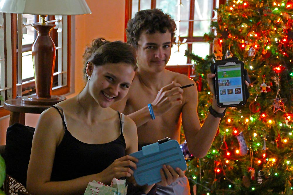 Proud owners of new Samsung Tab 3's