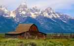 A barn on "Mormon Row" in Grand Tetons National Park.