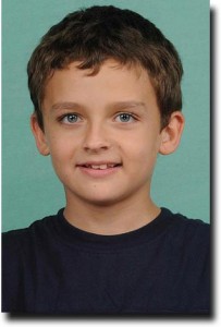 Breck's school picture from fourth grade